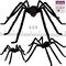 Halloween Giant Spider Decorations, 3 Pack 79", 59", 35" Realistic Large Scary Spider, Fake Hairy Spider for Halloween Indoor Outdoor Yard Home Party Decorations